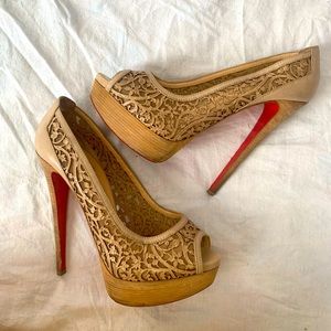 Christian Louboutin Peep Toes Heels size 39.5